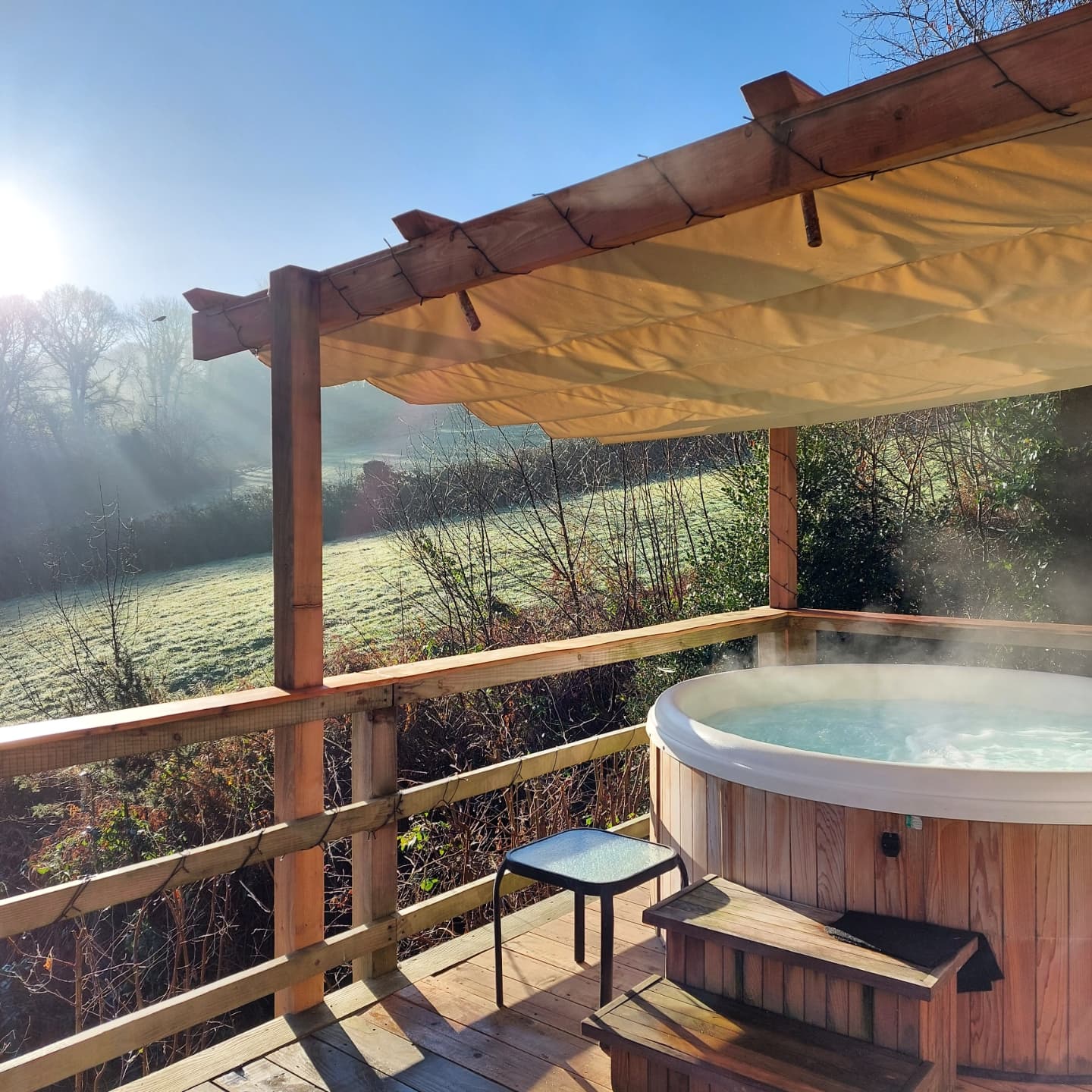 Cabins With Hot Tubs Devon Wampford Woodland Retreat